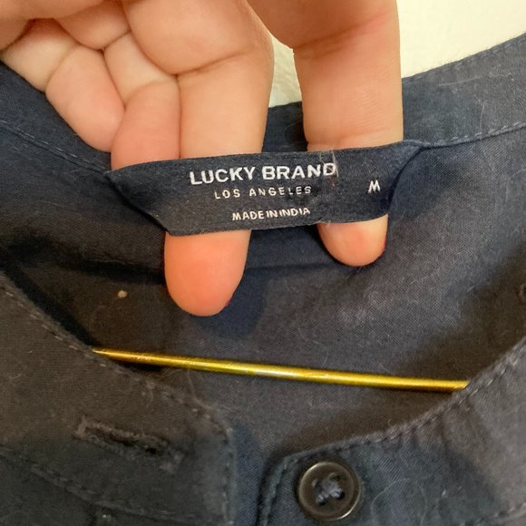 Dark Blue Blouse with cutout details - Picture 3 of 4